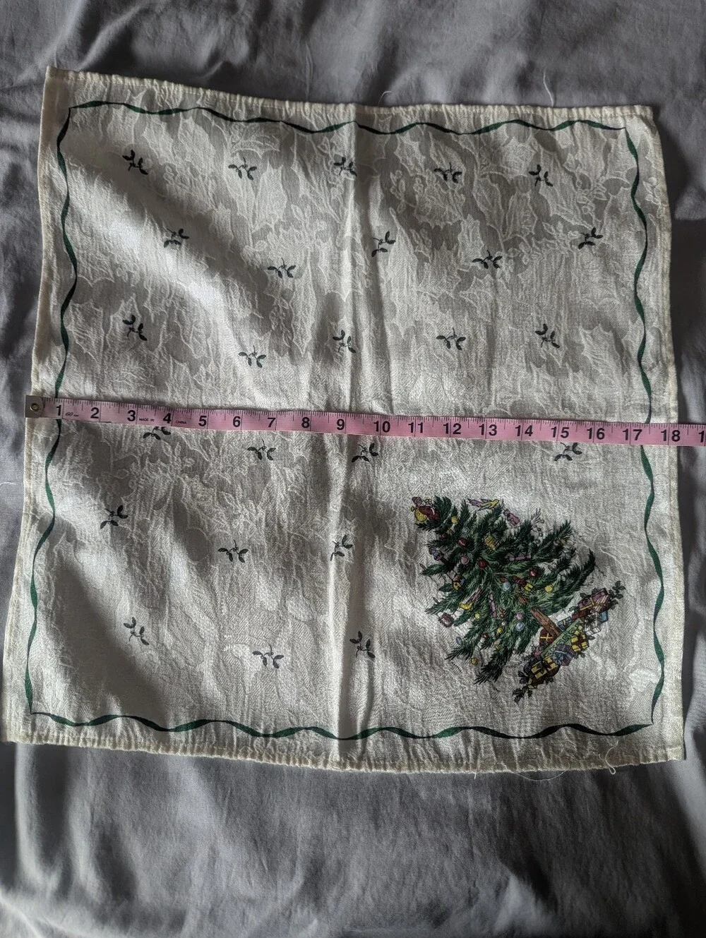 Christmas Tree Jacquard Napkins Set of 4 18x19